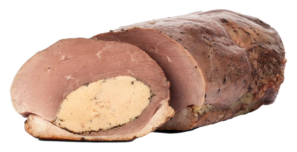Magret de canard fourré au foie gras